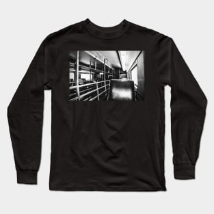 inside an empty train car Long Sleeve T-Shirt